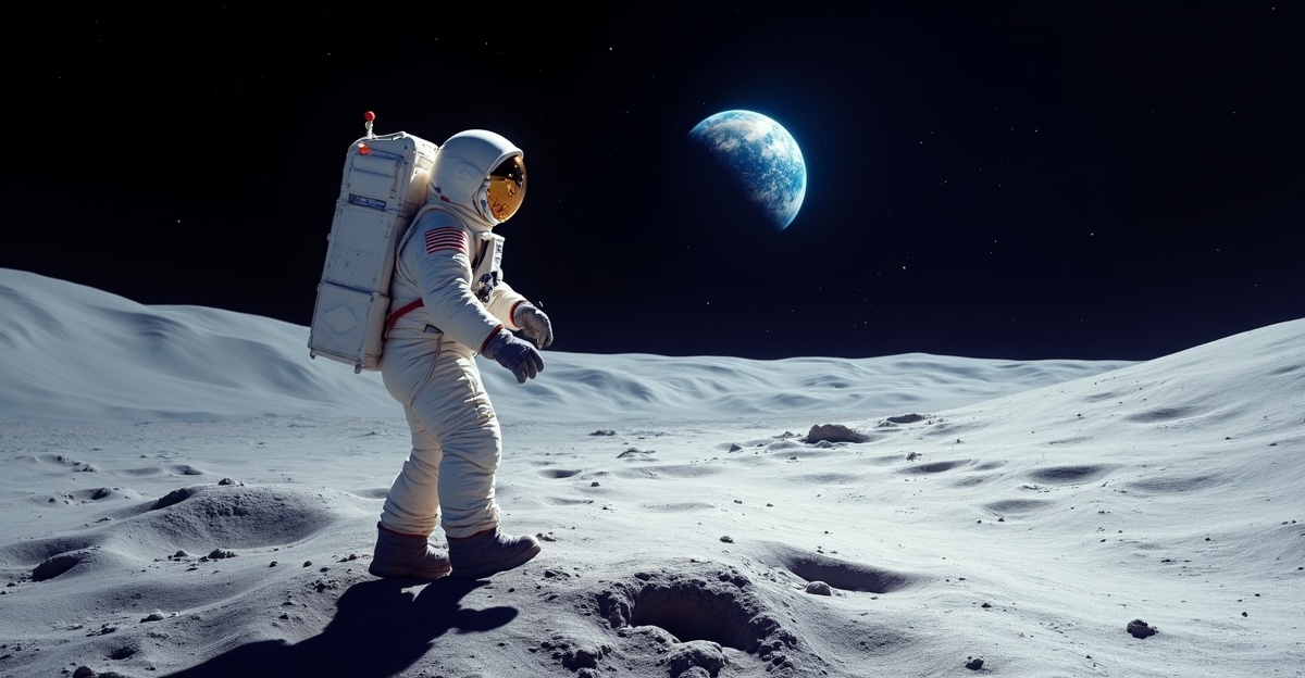 Apollo Astronauts' Low-Gravity Balancing Act