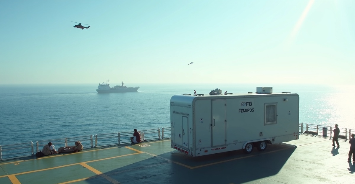 Apollo Astronauts Quarantined in a Trailer for Alien Microbes