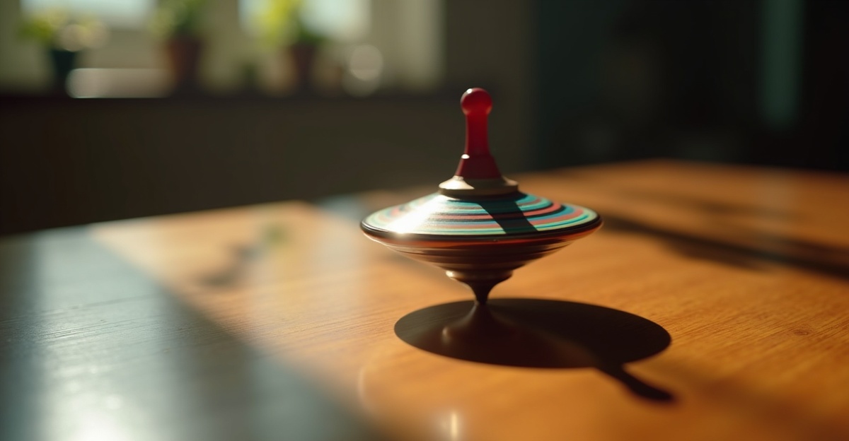 The Science Behind a Spinning Top's Balance